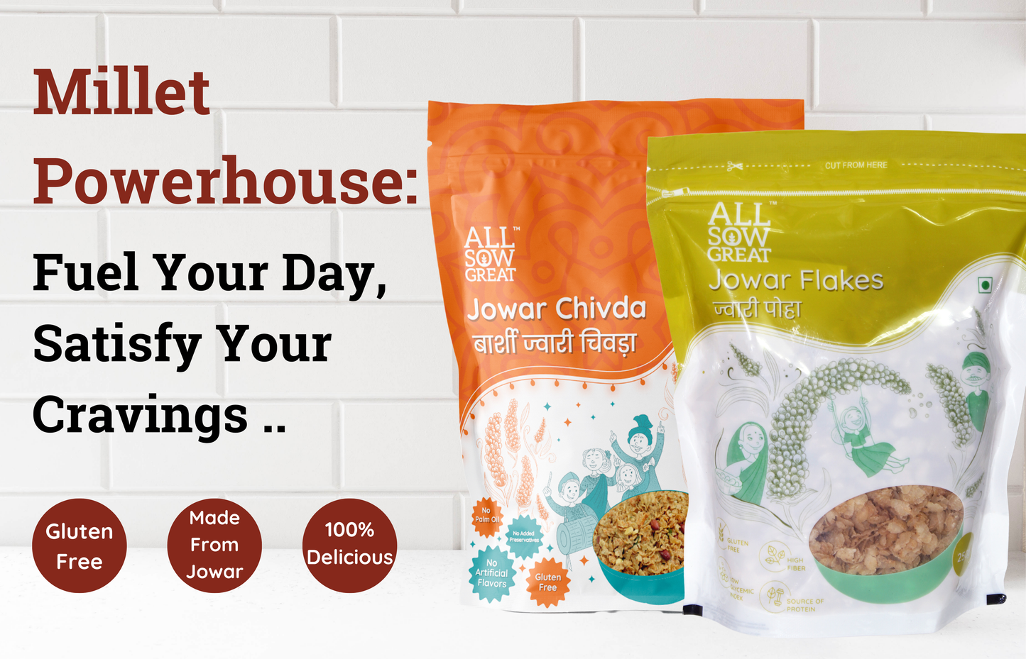 Jowar (Sorghum) Flakes Chivda