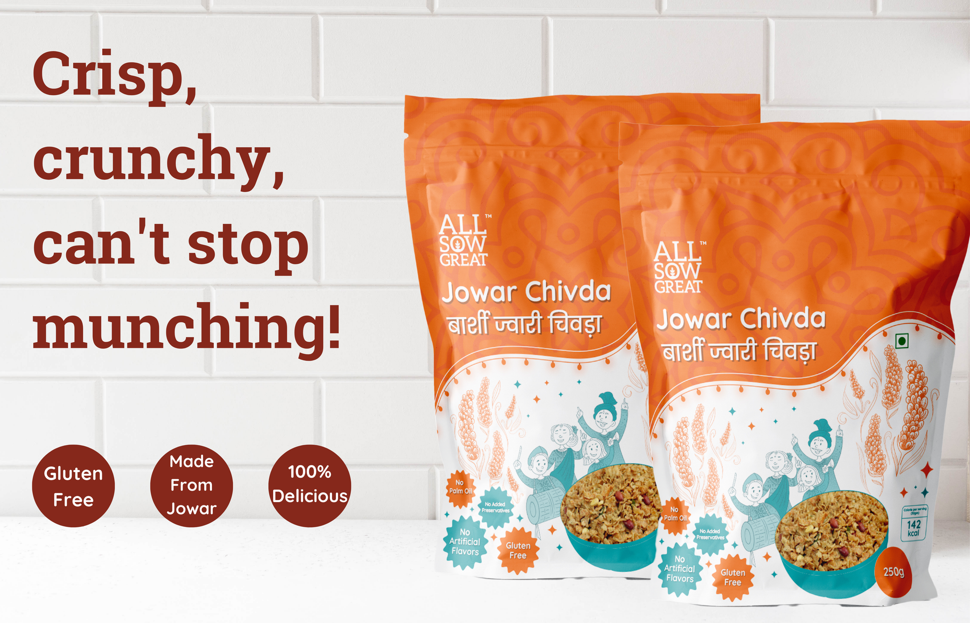 Jowar (Sorghum )flakes Chivda