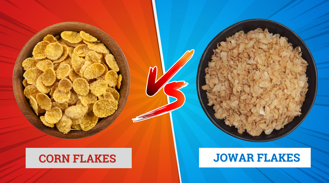 Corn flakes vs sorghum flakes (Jowar Flakes)