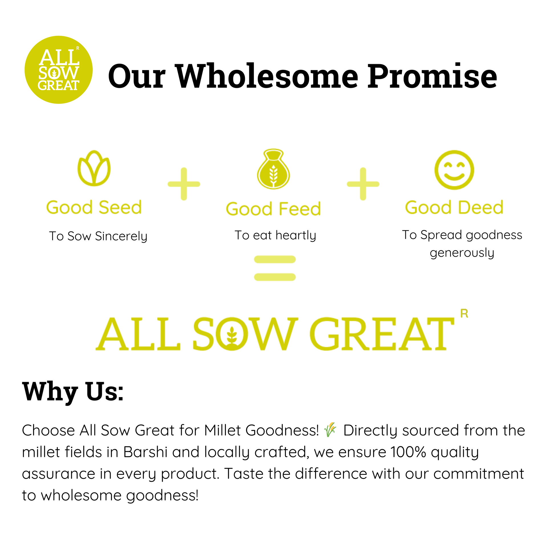 All sow great wholesome Promise Image