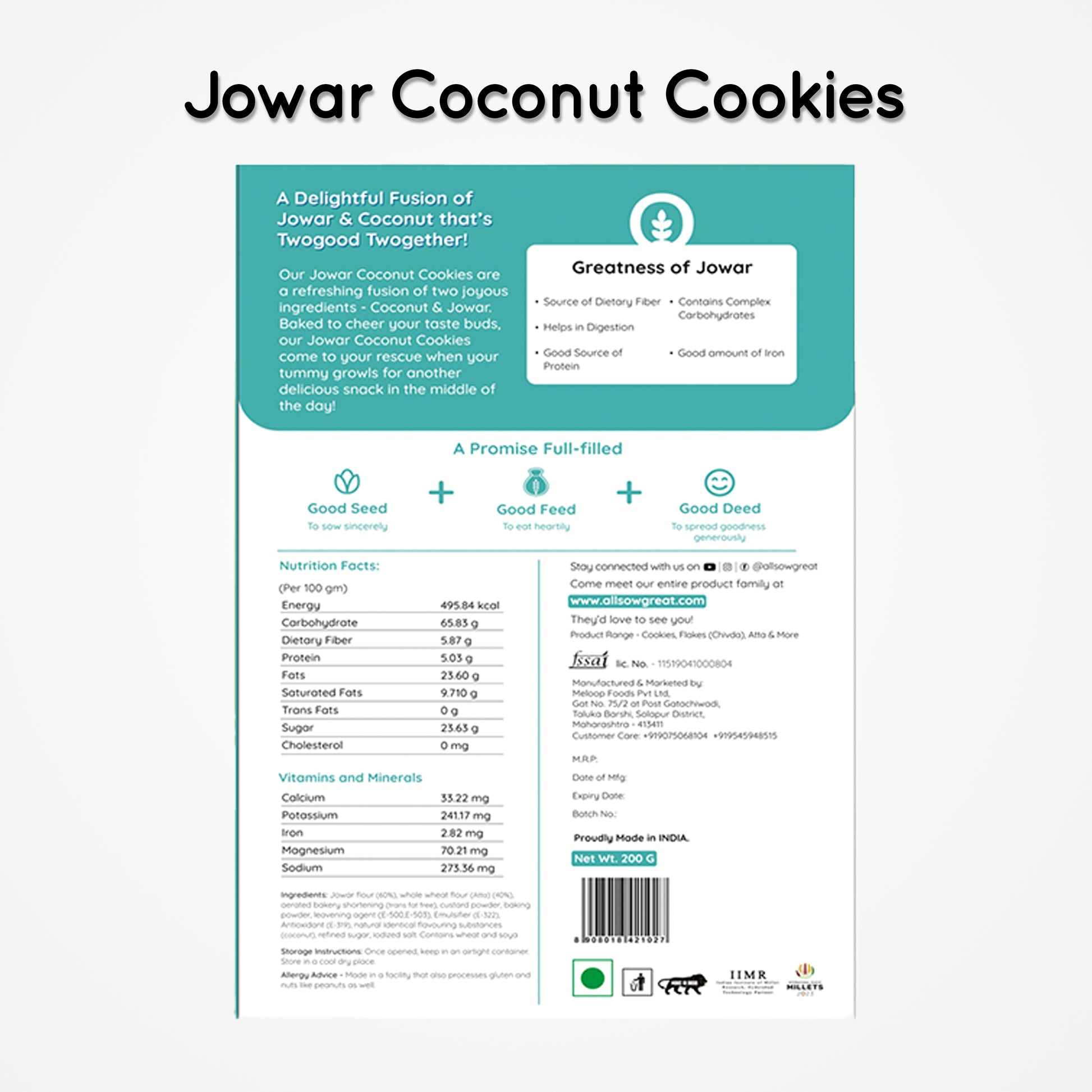 jowar cookies